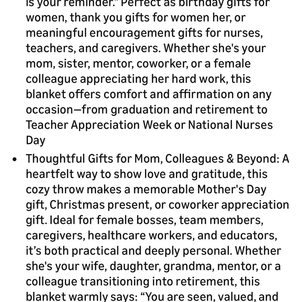Awesome reminder blanket